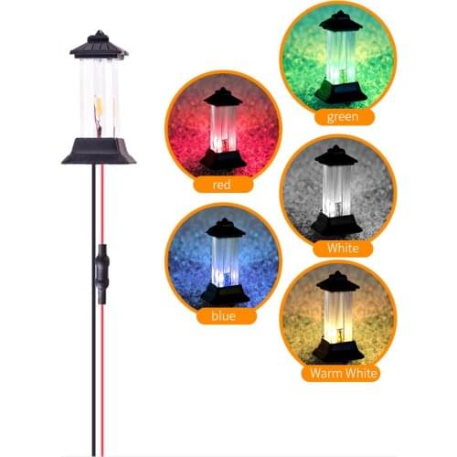 Miniature Light Lawn Lamp HO 1:87 12V Railway Train Layout Sand Table Architecture Building Kits Garden Decoration 6pcs/lot