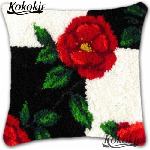 Latch Hook rug making kit cross stitch kits embroidery needlework sets Crocheting Rug Yarn Cushion Mat handmade 3d Pillowcase
