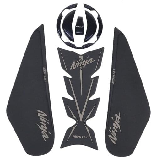 Newest Ninja 400 Motorcycle Sticker Fuel Tank Sticker Non-Slip Fish Bone Decoration Rubber Anti-Scratch Artifact