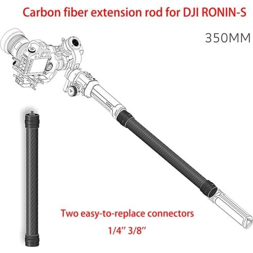 New Arrival Handheld Gimbal Extension Stick Rod pole/ Carbon fiber extension rod for DJI RONIN S Gimbal Accessories