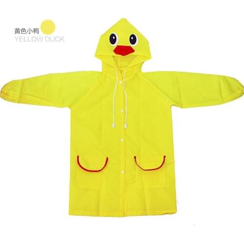 Thickened Childrens Raincoats Poncho Cartoon Baby Rain Gear Rain Poncho