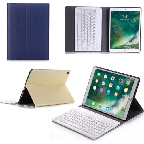 Russian/Hebrew/Spanish Removable Wireless Bluetooth Keyboard Stand PU Leather Case Cover For Apple iPad Pro 10.5 10.5" Tablet