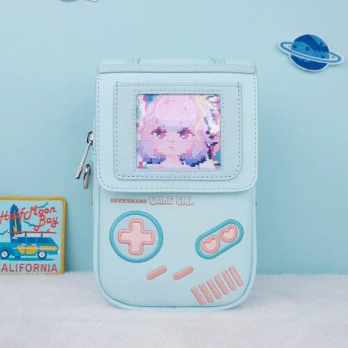 Cute Game Machine Women Lolita Bag Game Girl Dolls Small Handbag Shoulder Bag Cosplay Harajuku Uniform Messenger Bags