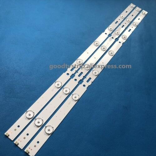 LED backlight strip 7 lamp for GRUNDIG 32 VLE 5504 BG 32 inch TV 2014ACR320 BEKO B32-LB-5537 B32-L-4511 ALTUS AL32LBM410