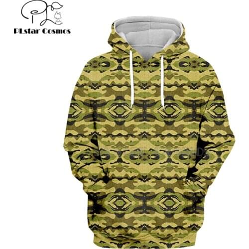 PLstar Cosmos ARMY PARTERN Camouflage color 3d hoodies/Sweatshirt Winter autumn Harajuku Long sleeve streetwear