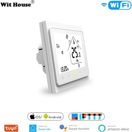 Smart WiFi Thermostat Temperature Controller Water and Gas Boiler Works with Alexa Echo Google Home Tuya App Remote Control