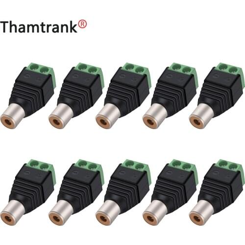 10pcs AV Balun RCA Jack Connecter CAT5 TO CCTV CameraTerminal Block TO RCA Jack Adapter