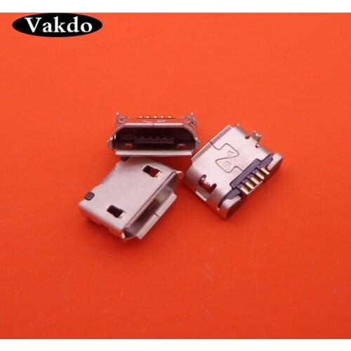 100PCS/LOT Replacement repair Micro USB Charging Port dc jack socket Connector mini dock plug for Lenovo IdeaTab A1000 A1000-F