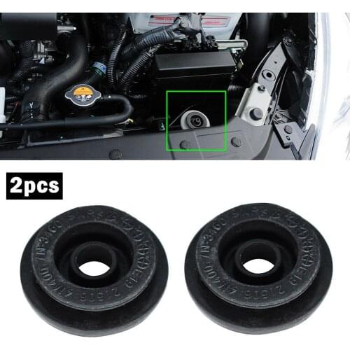 2Pcs Car Accessories Radiator Bushing Rubber Radiator Bushing 21506-4M400 For Nissan X-Trail T30 T31 T32