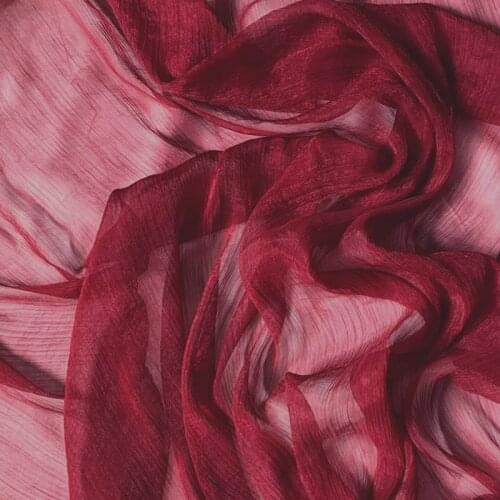 3 Yards Shiny Chiffon Fabric Thin Flowing Sewing Craft Scarf Bow Decoration Wedding DIY Material