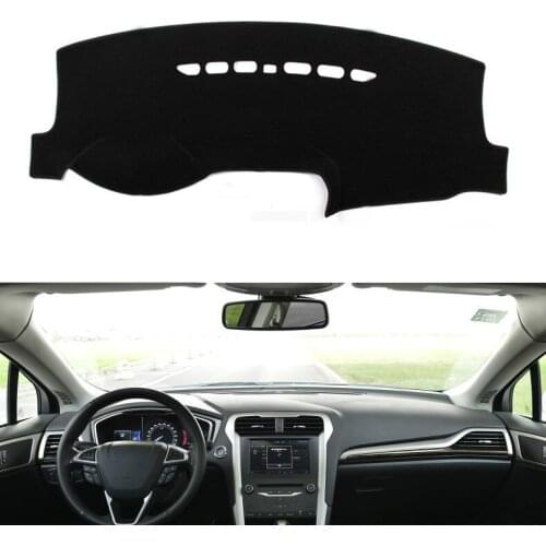 Anti-UV Dashboard Cover Mat Pad Dash Sun Shade Car Styling Instrument Carpet For Ford Mondeo Fusion 2013-2018 2019 Accessories