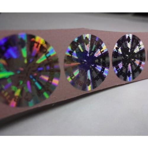 Cheap custom hologram security sticker label