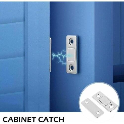 Door Magnet Door Closer Door Catch Latch Furniture Cabinet Cupboard With Screws Ultra Thin Strong Magnetic Invisible Door Magnet