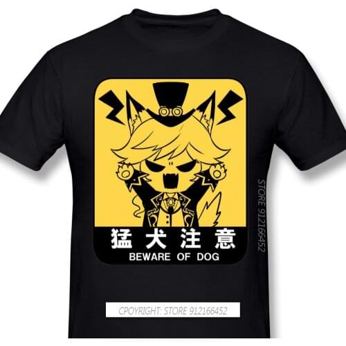 Pay Attention Homme T-Shirts Identity V Horror Game Cosplay Dress Tee Pure Cotton Oversize Short Sleeve