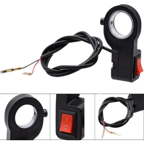 Motorcycle Handlebar Switch Mini 22mm 7 / 8in Electric Car Battery Motorbike Portable Durable Lightweight Plastic Accessories