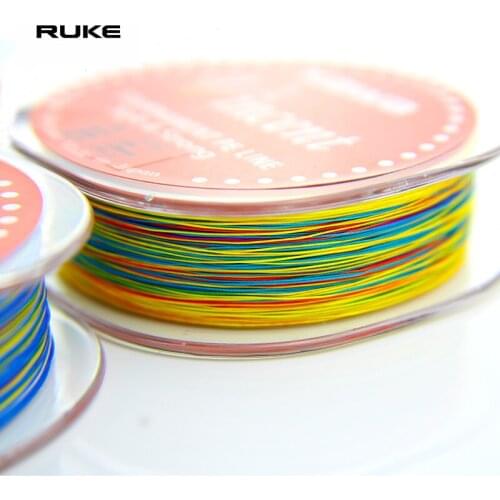 RUKE 2016 New Fishing Line, 8 braides 150M PE Fishing Line, Multicolored ,Ten Meters Hyper Fishing Line