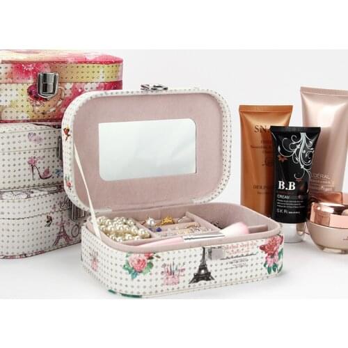 Makeup Organizer for Cosmetic Large Capacity Storage Box Jewelry Nail Polish Make-up Drawer Container Multifunction Travel Case