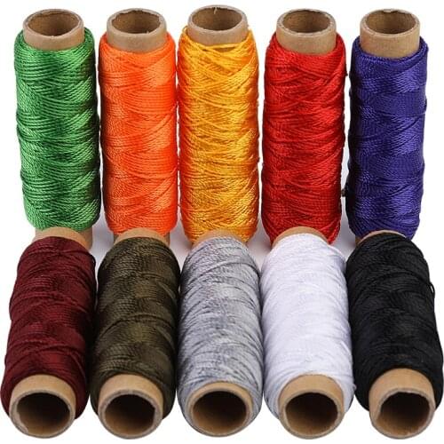 LMDZ 30m High Strength Polyester Thread for Sewing Leather Denim Hand Machine Craft Shoe Bag Repairing Multifunction DIY Leather