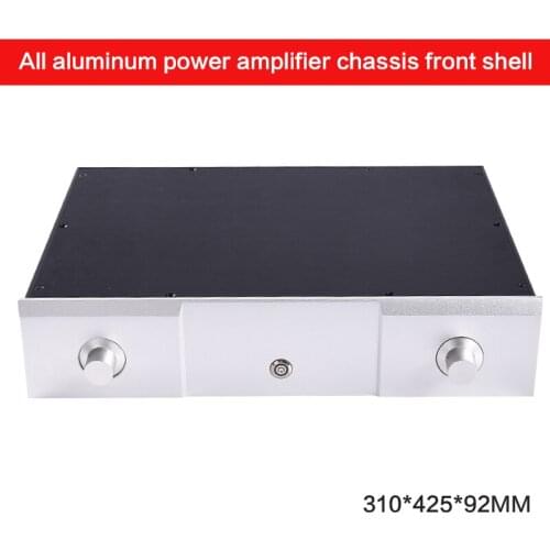 All-aluminum Power Amplifier Chassis CJ-167 Pre-stage Case Tube Amplifier Audio Shell Power Supply Box Multi-function 425*310*92