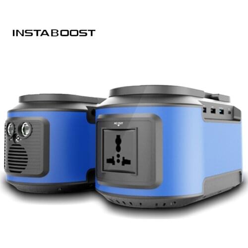 High Power 200W Portable Generator Solar Powered 110V 220V AC Outlet Power Bank Lithium Ion Battery Solar System For Camping