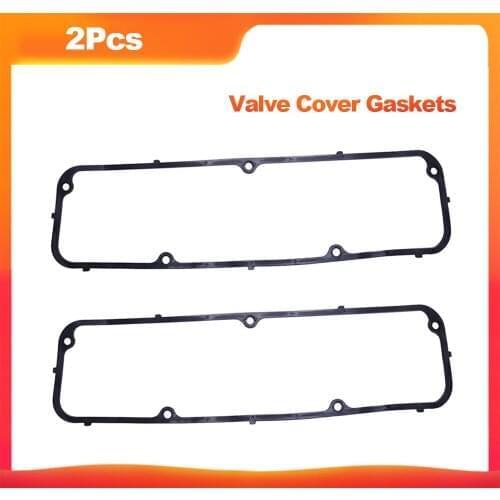 2Pcs 3/16" Engine Steel Core Rubber Valve Cover Gaskets for Ford FE 352 360 390 406 427 428
