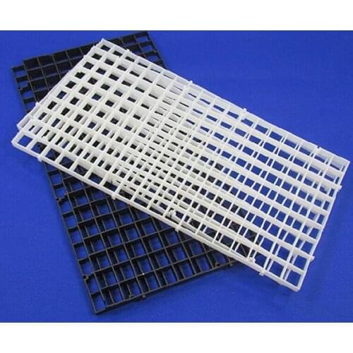 Fish Tank Durable Plastic Fish Grid Divider Holder Tray Egg Crate Aquarium Tank Filter Bottom Isolate Pane