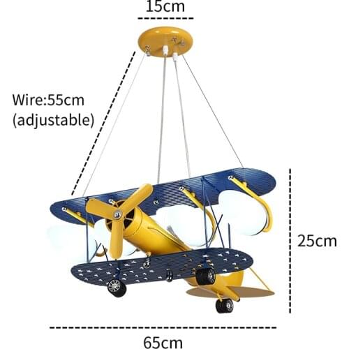 Modern LED Pendant Lights Bedroom Hanging Lamp Kids Lamps Airplane HangLamp Children Lighting Fixtures Living Room Decoration