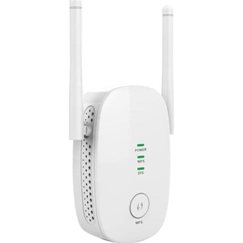 1200Mbps Wifi Extender External 2.4G/5.8G 3DBI Omnidirectional 2 Antenna Ethernet Port Wifi Repeater Booster
