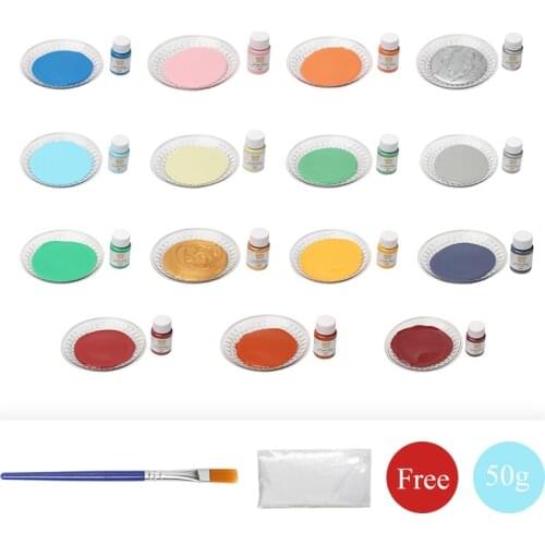 50g Metallic Acrylic Paint Resin Pigments Gold Silver Copper For Epoxy Resin Jewelry Making Handmade DIY Colorant Pigment