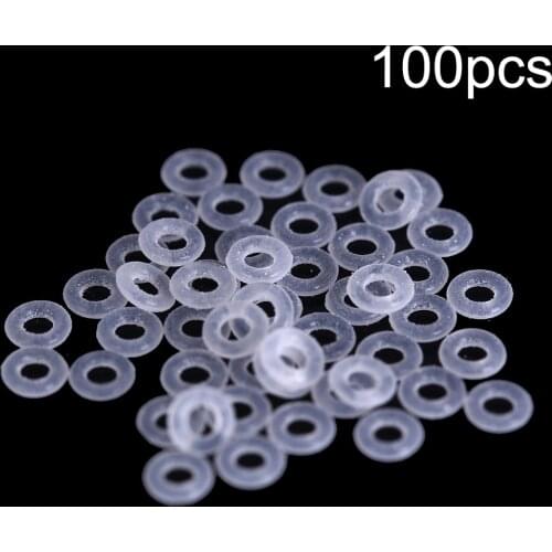 50Pcs/100Pcs Rubber O Ring Black Gasket Grip Washer Grommets Stems/Flights Darts Arrow Tips Replace Accessories