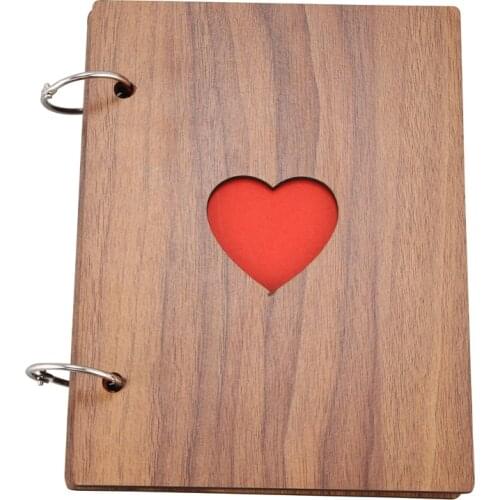 6 Inch Wooden Photo Album Baby Growth Memory Life Photo Relief Book Record Book