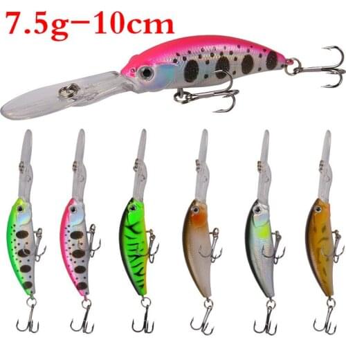 7.5g Minnow Fishing Lures Bass Cank Bait Carp Fishing Artificial Hard Fish Lures Fishing Hook Saltwater Freshwater Equipment