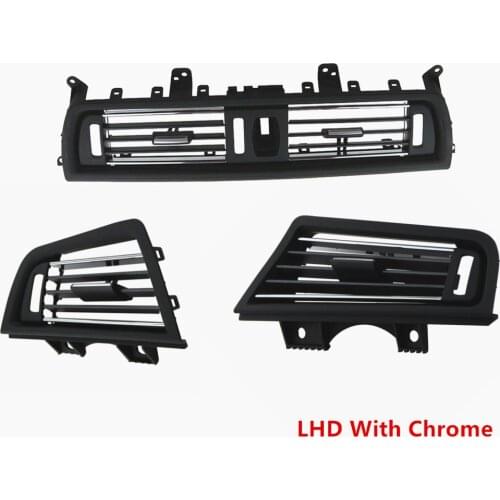 LHD Car Center Console Fresh Air Outlet Vent Grille Grill Cover For BMW 5 F10 F11 F18 64229166885 64229166883 64229166884