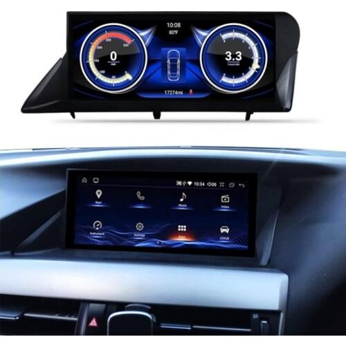 10.25 Inch Radio Andriod Car Dvd Player Multimedia For Luxes Rx450h/Rx350/Rx330/RX270 2009-2014 RHD/LHD