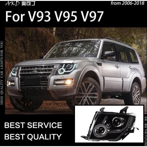 Car Styling for Pajero V97 Headlights 2006-2020 V93 LED Headlight Montero V75 V77 Dynamic Signal Animation DRL Accessories