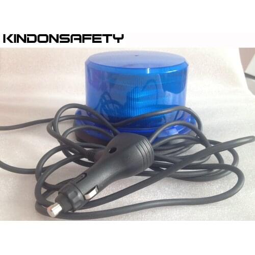 Free shipping! ECE R65 LED beacon/dome light, 9 flash patterns with rotating flash pattern, multivolt 9-33V, magnetic mounting