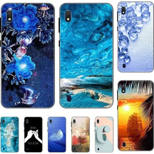 For Samsung Galaxy A10 A105 A10E A102 A10S A107 A 10S A01 A015 Cover Fashion Cool Cartoon Flower Capa Soft Silicone TPU Case