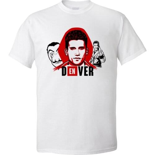 Customized Guys TShirt Denver Men Top T-shirts Anime Designer VALENTINE DAY Short Sleeve Crewneck 100% Cotton Printing T Shirt