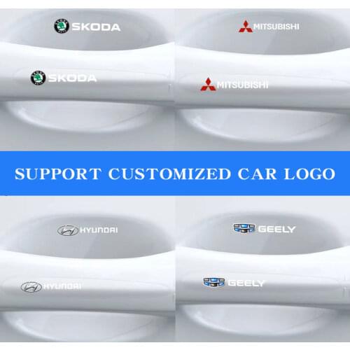 Car door handle stickers TPU transparent invisible protective film, door bowl scratches on handles, scratch-resistant stickers