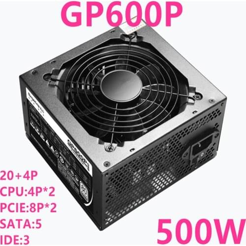 New PC PSU For Segotep Brand iGame RTX2080Ti Broad silence 80PLUS Platinum 500W Power Supply GP600P