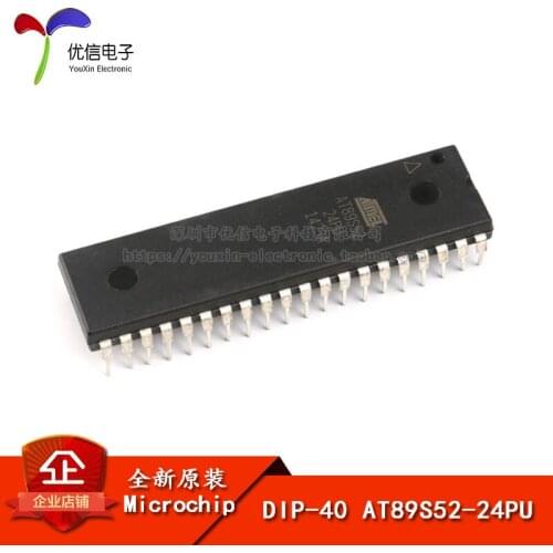 The original product is directly inserted into the AT89S52-24PU 8 bit flash microcontroller DIP-40