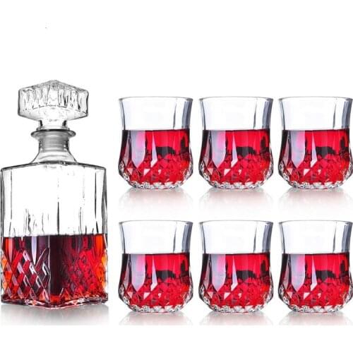 Personalized Nordic Collection Whiskey Glass Bottle Fashion Mens Gift Set Luxury Chopeira Portatil Household Products Ec50jj