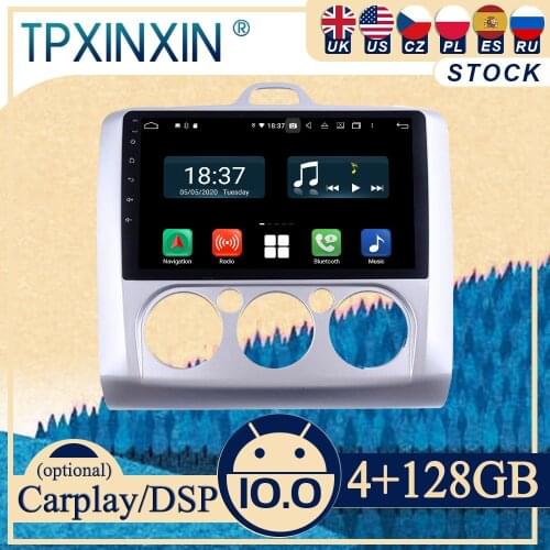 PX6 For Ford Focus Exi MT AT 2 2004-2011 Android10 Carplay Radio Player Car GPS Navigation Head Unit Car Stereo WIFI DSP BT