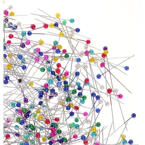 800pcs Pearl Head Pins Dress Making Crafts Corsage Florist Heads Bouquet