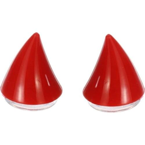 Motorcycle Helmet Corner Horn Decoration Accessories Resilient Suction Cup Soft Horn Decoration Headwear