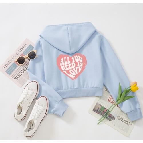 Cute Hoodie for Girls Cotton Hooded Zipper Sweatshirt Female Korean Aesthetic Clothes with Pocket Oversized Womens Streetwear