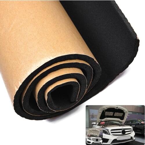 1Pc 30* 50cm Car Truck Firewall Heat Sound Deadener Insulation Mat Noise Insulation Cotton Car Heat Sound Thermal Proofing Pad
