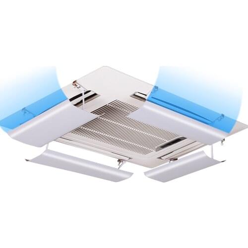 1PC Air Conditioner Cover Air Conditioning wind deflector Central Air-Conditioning Anti Direct Blowing Wind Deflector Baffle