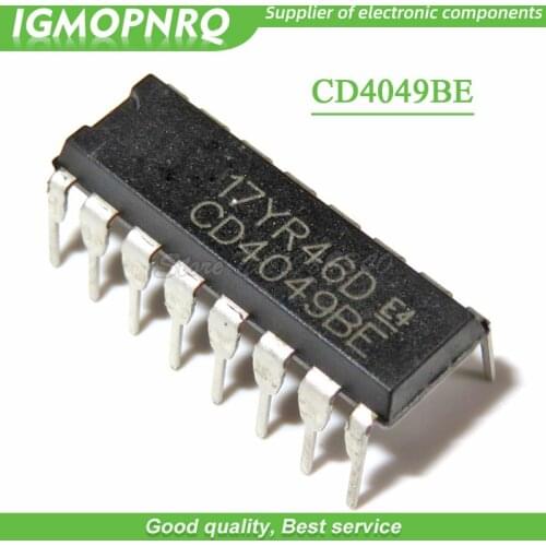 10PCS CD4049UBE DIP16 CD4049 DIP CD4049BE DIP-16 IGMOPNRQ