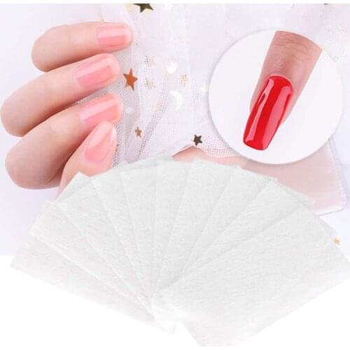 10Pcs No Paper Holder Quick Nail Art Extension Fiberglass Fiber Film Builder